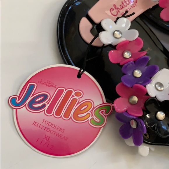 Chatties girls jellies sandals 11/12 new - Picture 3 of 4